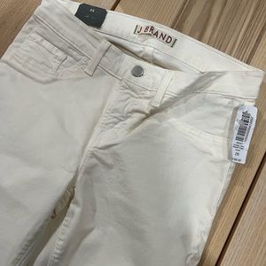J Brand Skinny Leg Mid-Rise Ivory Size 26